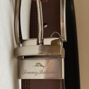 TOMMY BAHAMA Men's Reversible Black/Brown Belt NWT Size XL 42-44